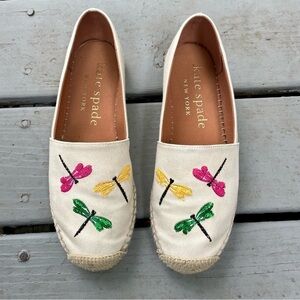 Kate Spade Dragonfly Espadrilles Size 8.5